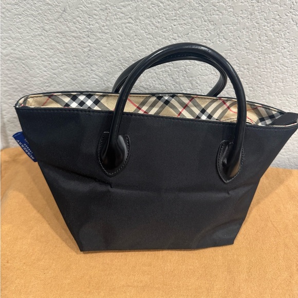 BURBERRY Nova Check Blue Label Handbag - Picture 1 of 12